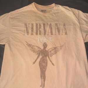 Distressed nirvana tee